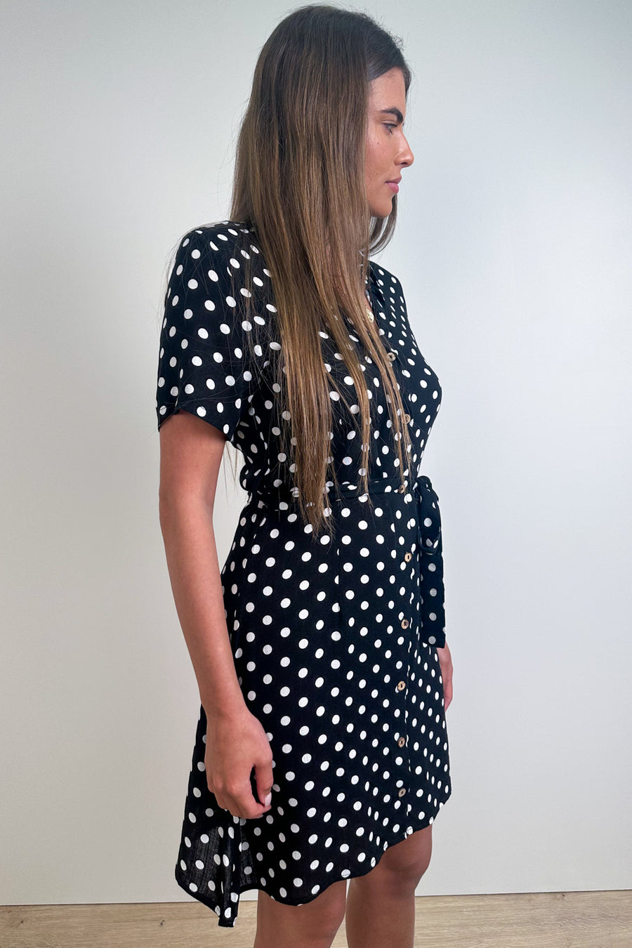 Black Polka Dot