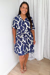 Navy Print