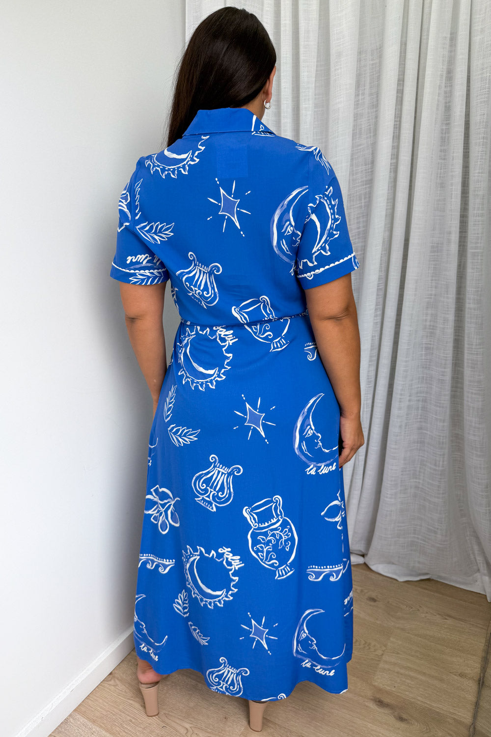 Darlie Dress - Blue Vase – Vine Apparel