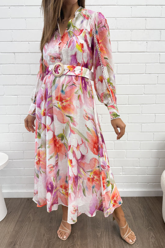 Peach Purple Floral: kym