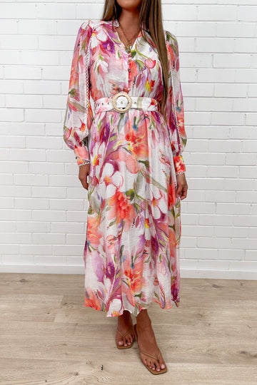 Peach Purple Floral: taylor