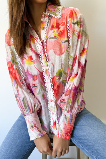 Peach Purple Floral: kym