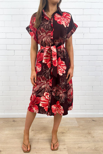 Burgundy Red Flower: eve