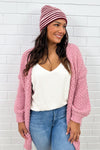 Pink Burgundy Stripe
