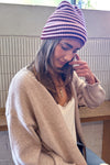 Pink Burgundy Stripe