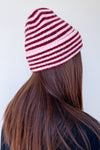 Pink Burgundy Stripe