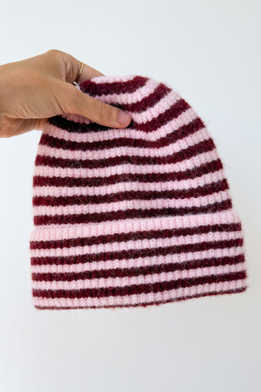 Pink Burgundy Stripe