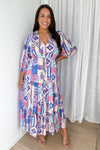 Blue Pink Patchwork