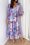 Blue Pink Patchwork