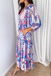Blue Pink Patchwork