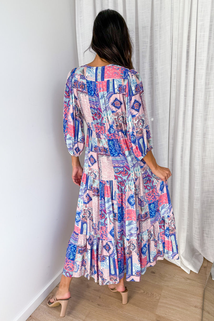 Blue Pink Patchwork