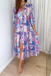 Blue Pink Patchwork