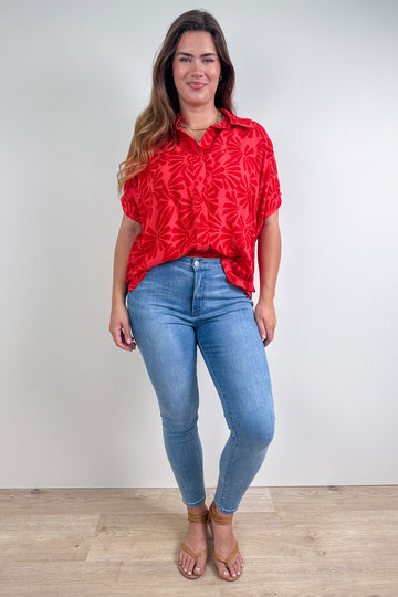 Pink Red Print: maria