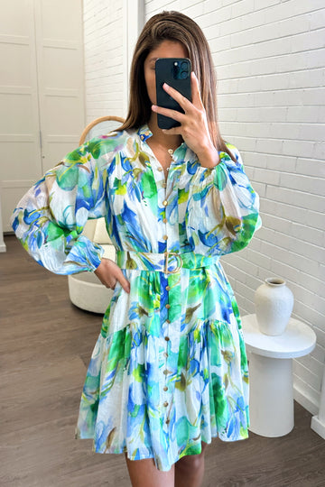Blue Green Floral: kym