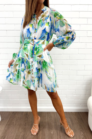 Blue Green Floral: kym
