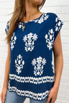 Blue White