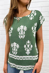 Green White