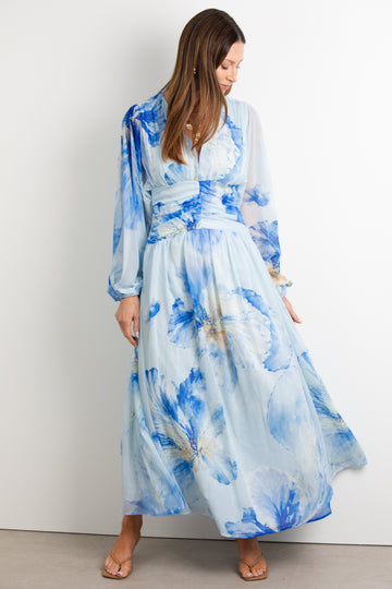 Blue Floral: Ange