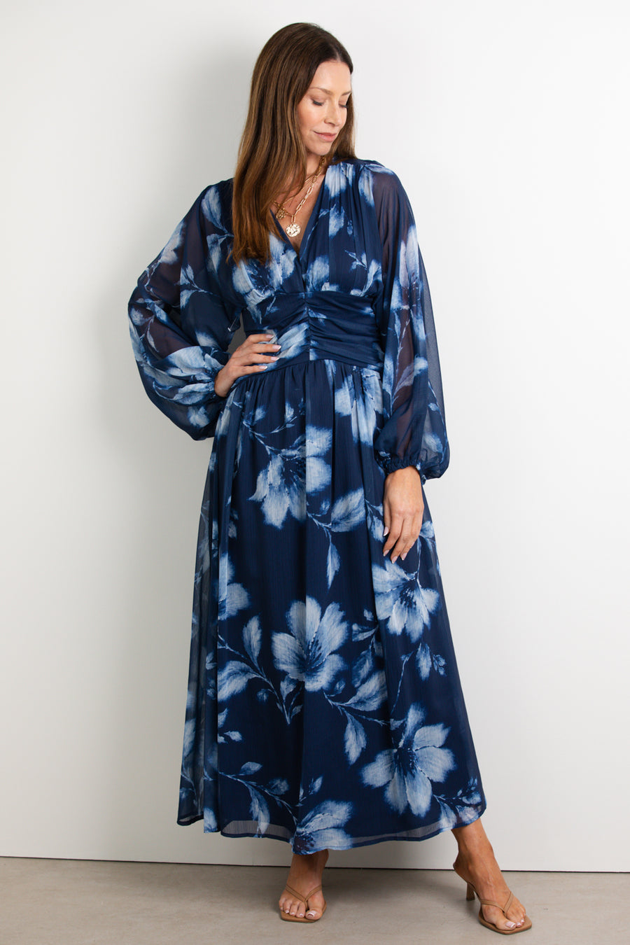 Navy Floral