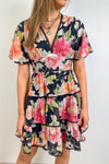 Black Floral Print