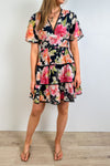 Black Floral Print