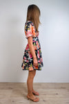 Black Floral Print