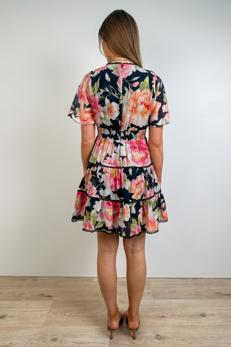 Black Floral Print