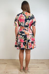 Black Floral Print