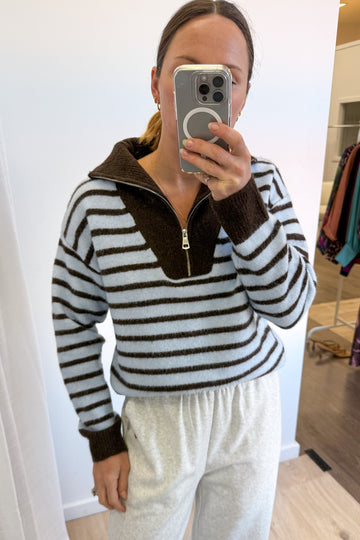 Blue Chocolate Stripe: bri