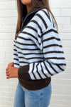 Blue Chocolate Stripe