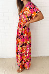 Pink Orange Floral