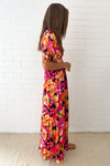 Pink Orange Floral