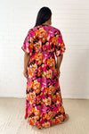 Pink Orange Floral