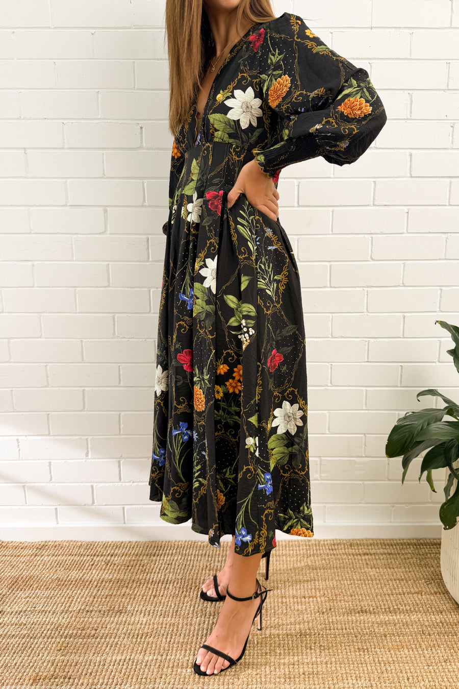 Black Floral