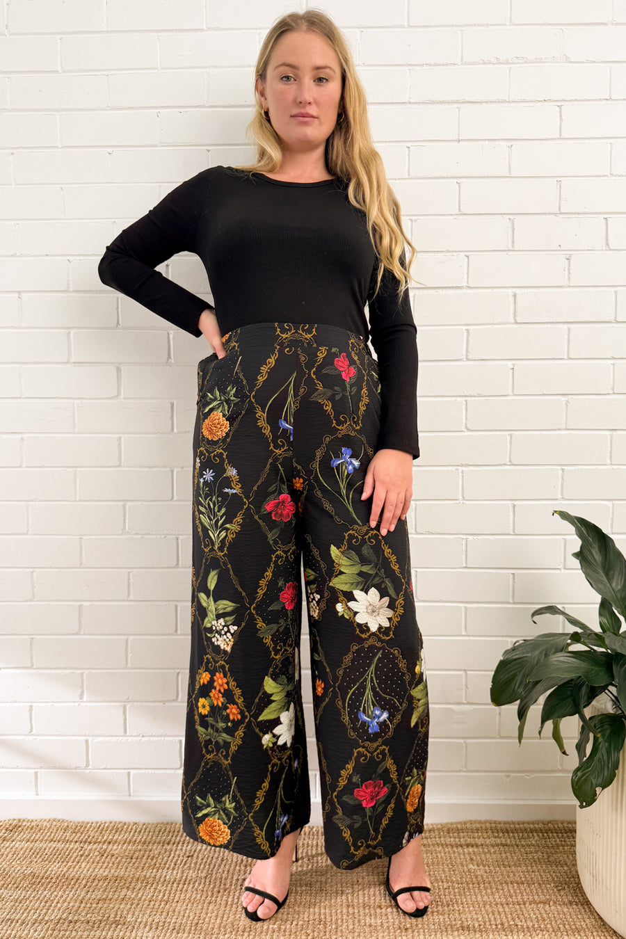 Black Floral
