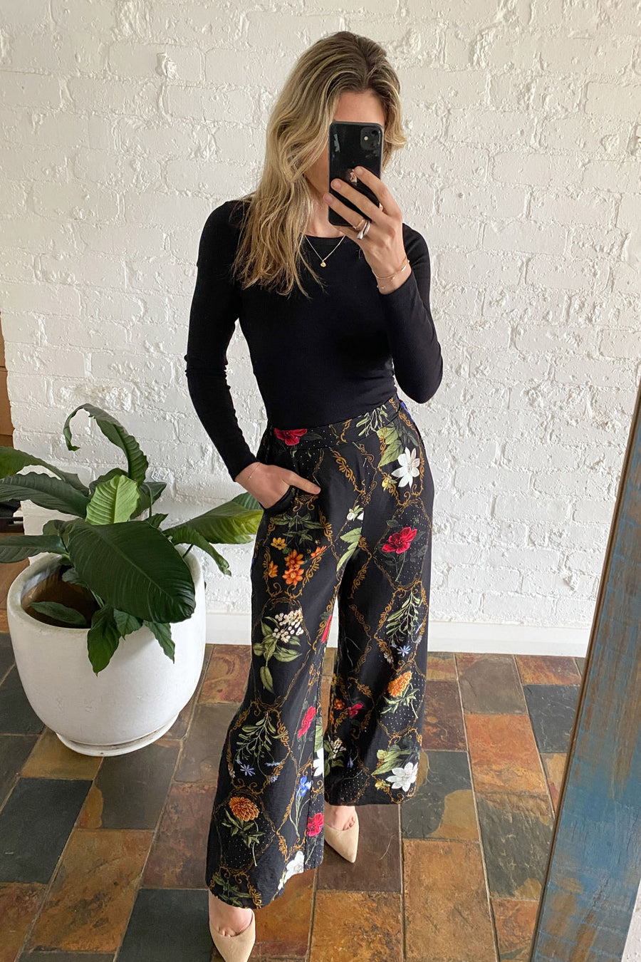 Black Floral