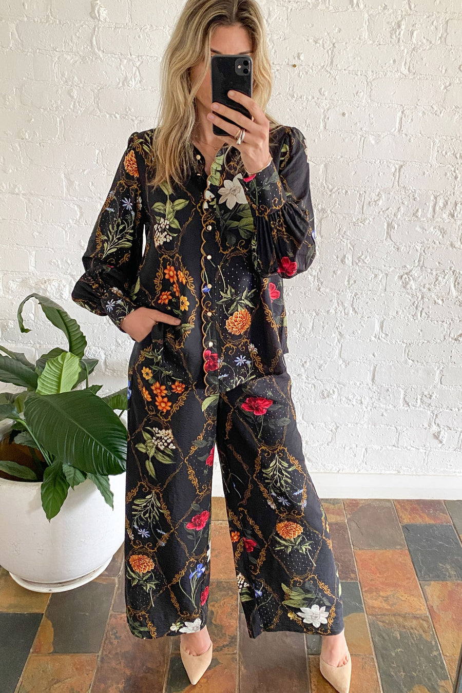 Black Floral