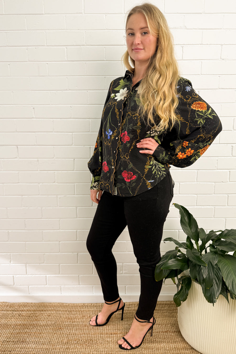 Black Floral