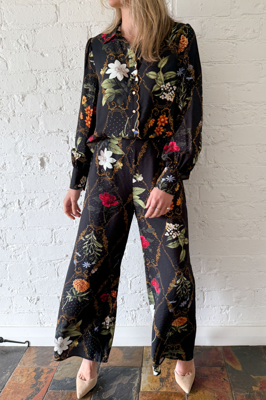 Black Floral 
