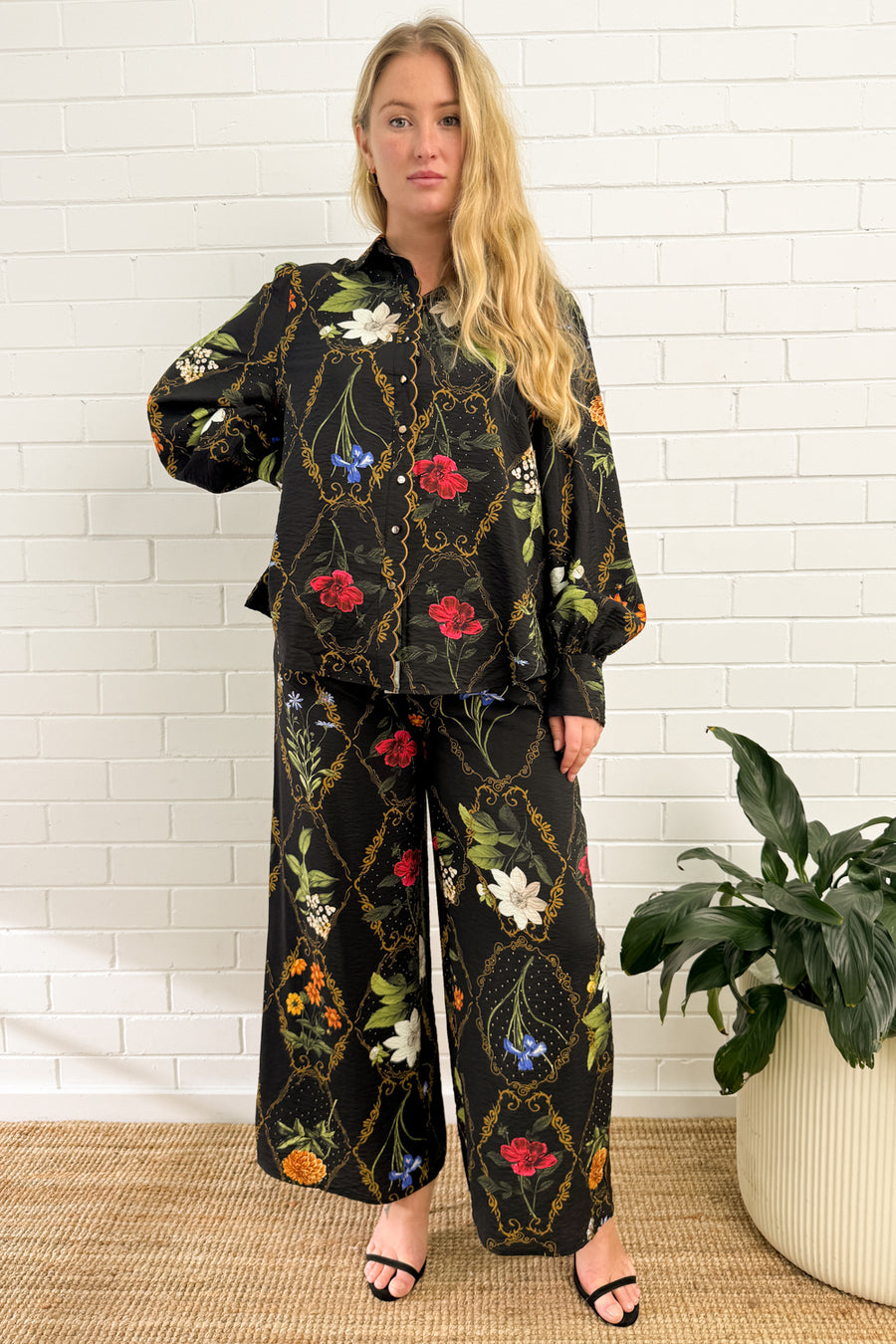 Black Floral