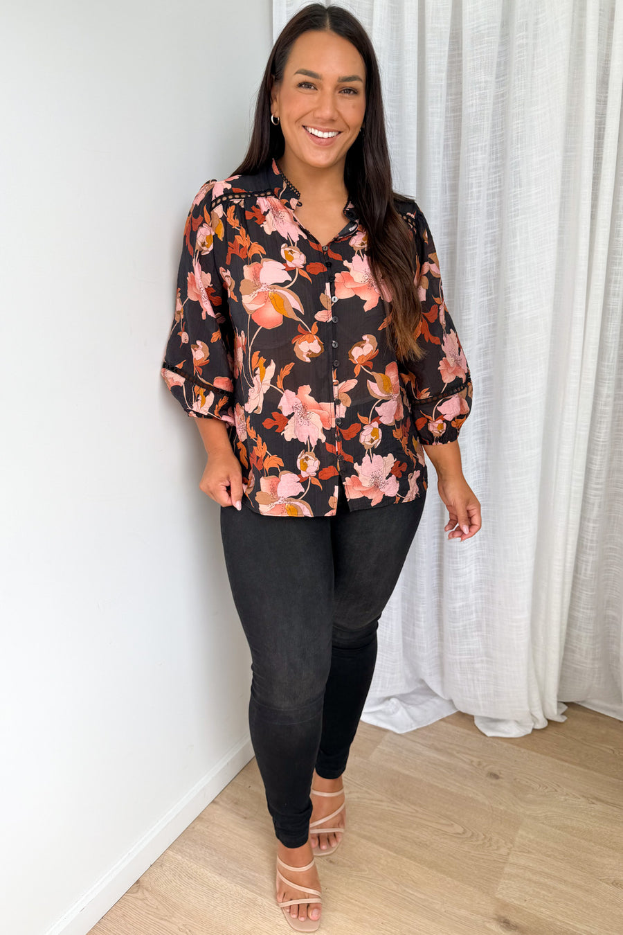 Black Blush Floral