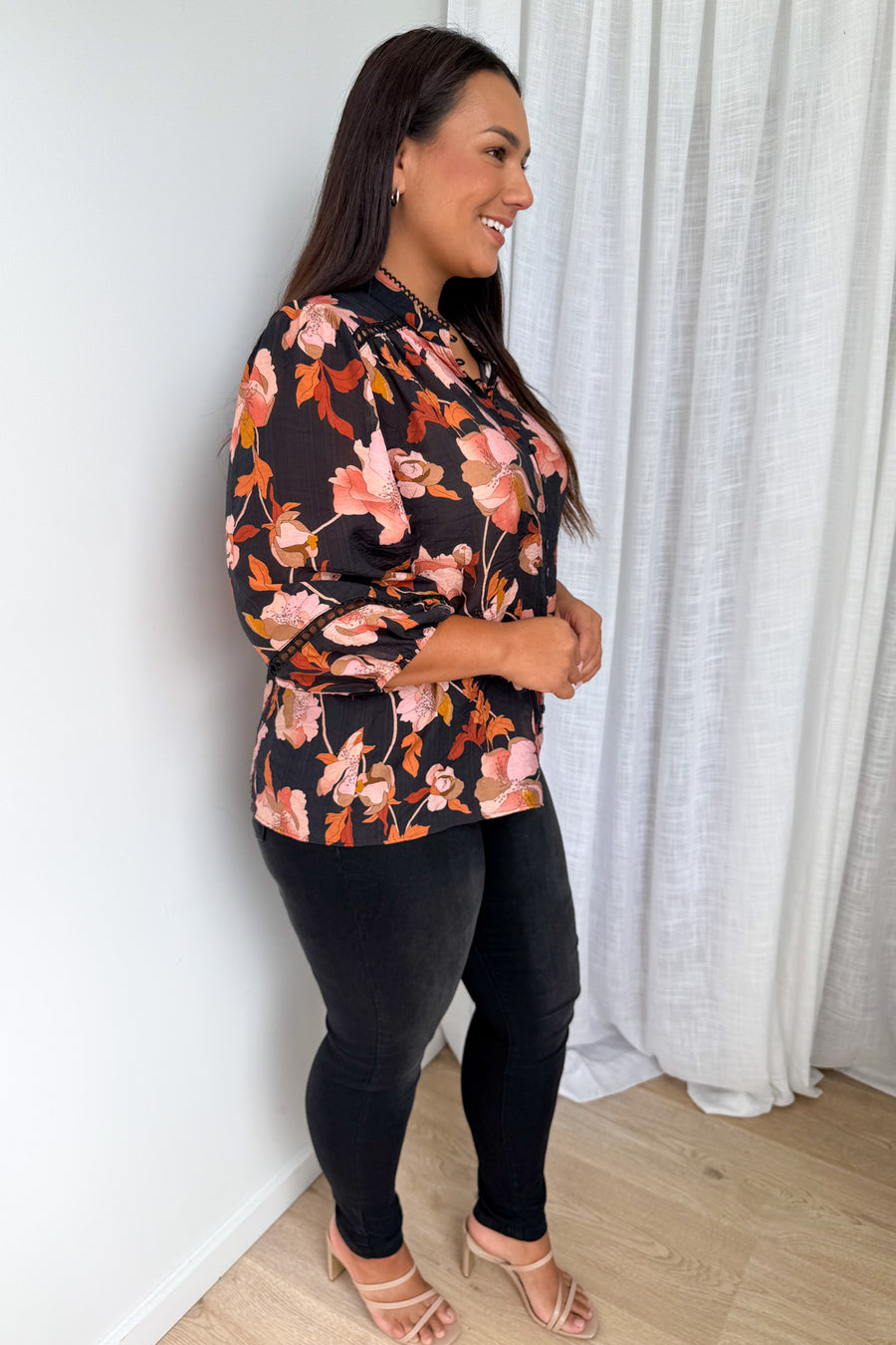 Black Blush Floral