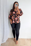 Black Blush Floral