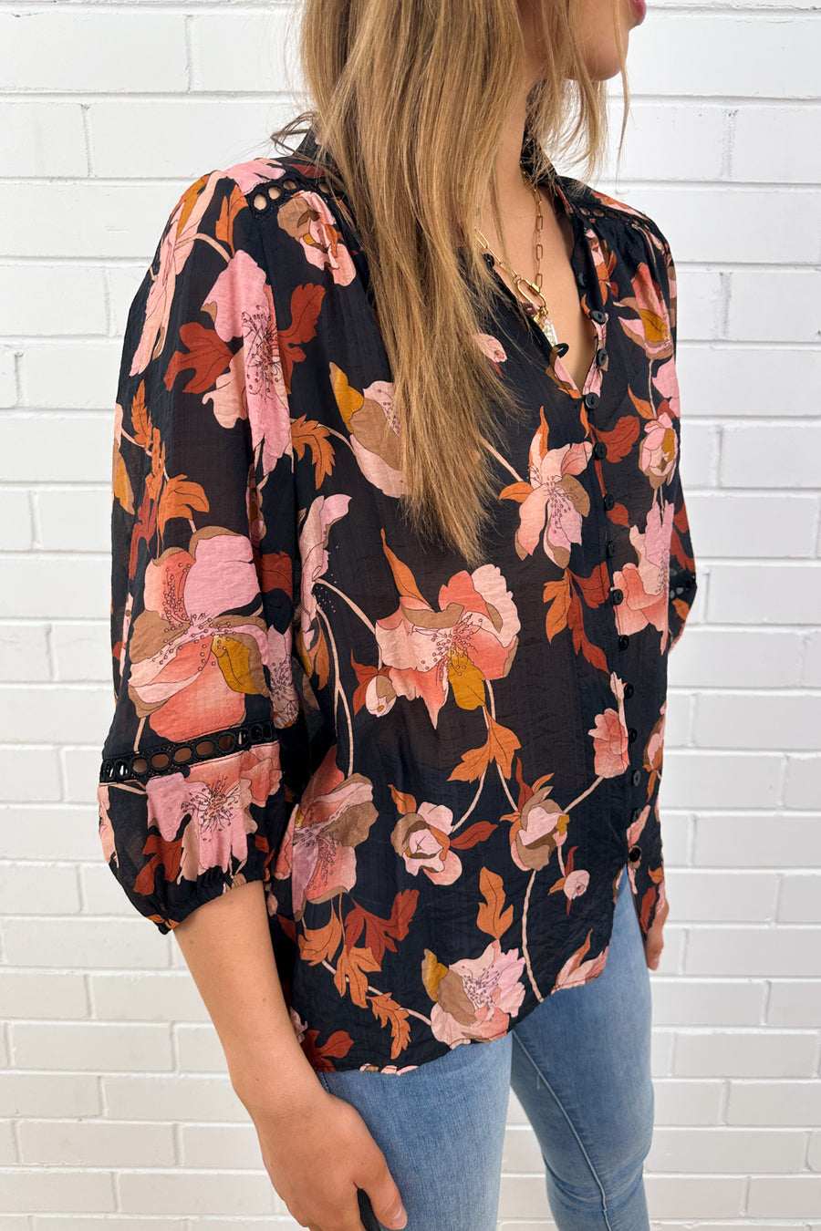 Black Blush Floral