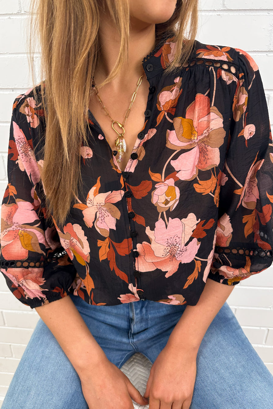 Black Blush Floral