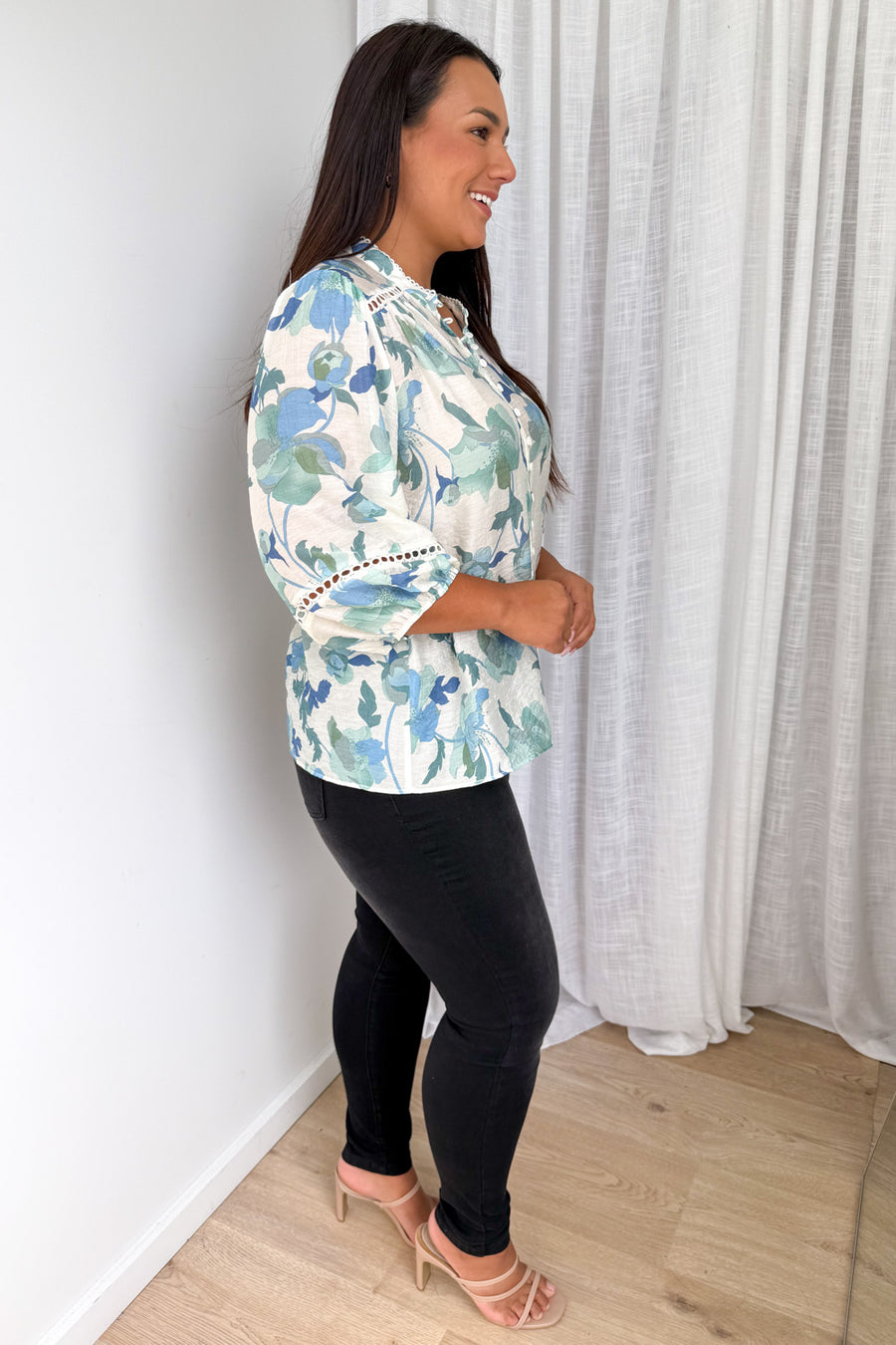 Cream Sage Floral