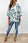 Cream Sage Floral