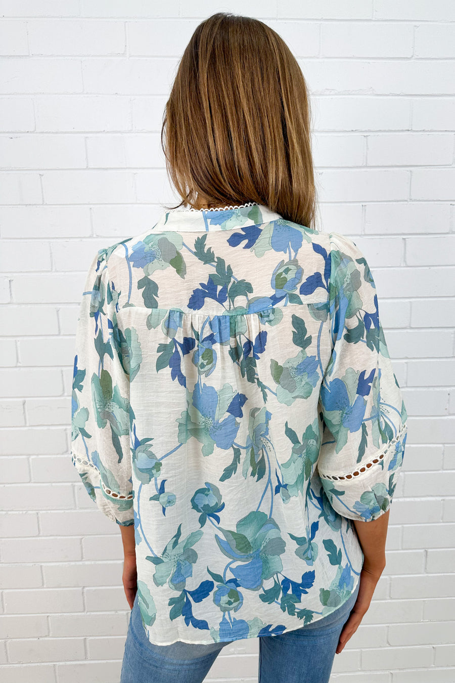 Cream Sage Floral