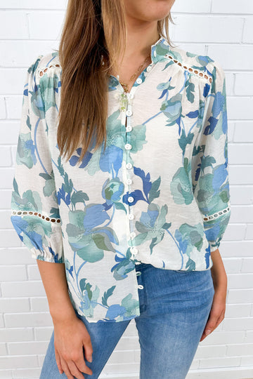 Cream Sage Floral: eve