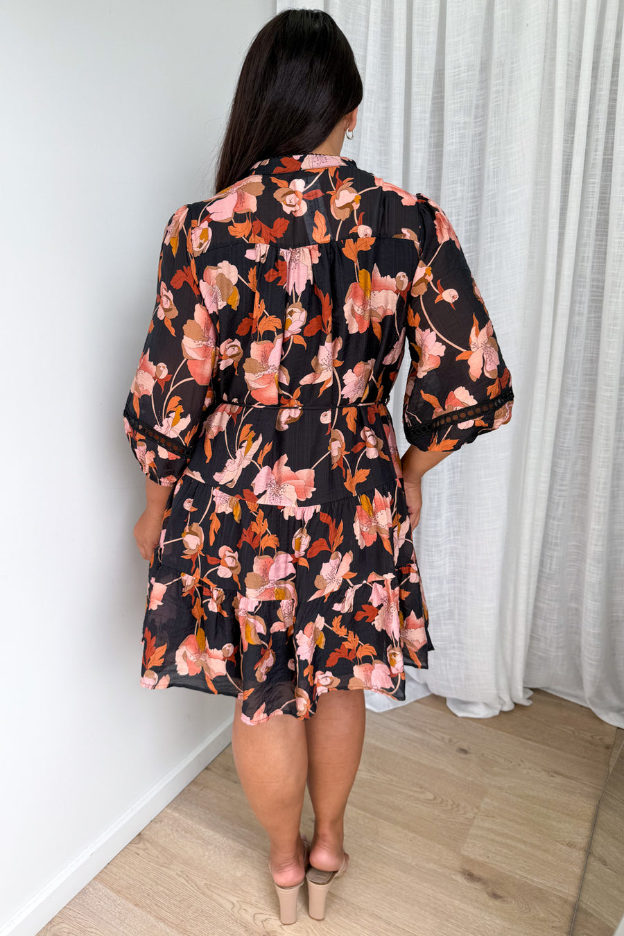 Black Blush Floral